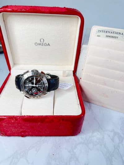 Omega Omega Speedmaster chrono split seconds Black dial Box and Papers  3540.50 Good — photo 7
