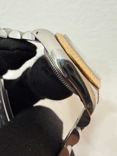 Rolex Rolex Oyster Perpetual  Champagne dial Two-Tone Watch Only 67193 Good Automatic — photo 3