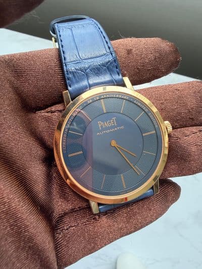 Piaget Piaget Altiplano Blue dial Rose Gold Box Only     P10724 Preowned Automatic — photo 4