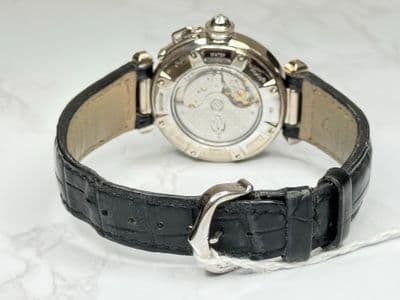 Cartier Cartier Pasha  Silver dial White Gold Watch Only 2529 Preowned Automatic — photo 15