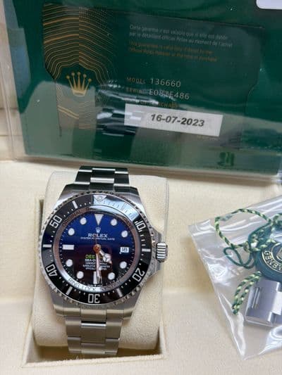 Rolex Rolex James Cameron dial Box and Papers 136660 Very Good — photo 1
