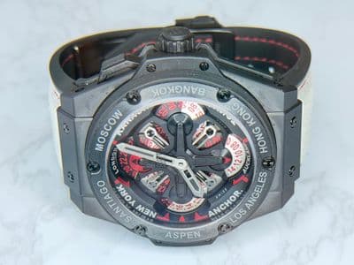 Hublot Hublot Big Bang UNICO GMT Black dial Ceramic Watch Only    471.CI.1170.RX Preowned Automatic — photo 1