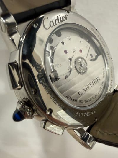 Cartier Cartier Rotonde De Cartier Silver dial Stainless Steel Watch Only 3770 Very Good Automatic — photo 3