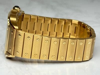 Cartier Cartier Santos yellow gold White dial Box and Papers WGSA0029 Very Good — photo 8
