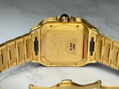 Cartier Cartier Santos yellow gold White dial Box and Papers WGSA0029 Very Good — photo 4