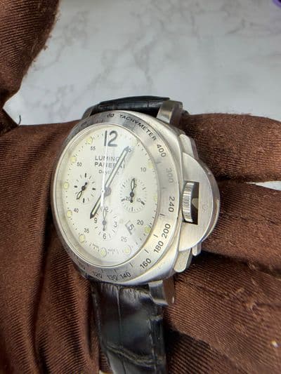 Panerai Panerai Luminor Daylight Chrono White dial Watch Only PAM00251 — photo 2