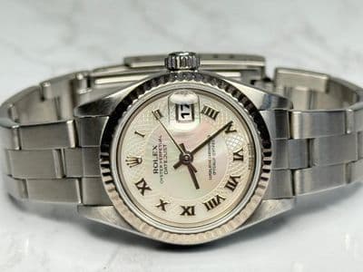Rolex Rolex Datejust Concentric Mother of pearl rare factory dial Stainless Steel Watch Only 79174 Very Good Automatic — photo 1