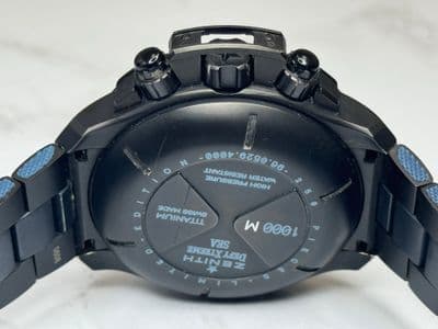 Zenith Zenith Defy Xtreme Chronograph Sea Black dial Watch Only 96.0529.4000 — photo 6