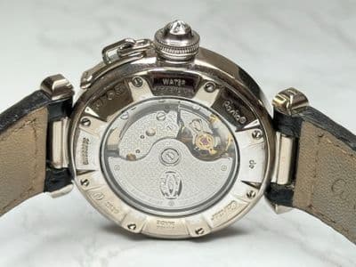 Cartier Cartier Pasha  Silver dial White Gold Watch Only 2529 Preowned Automatic — photo 14