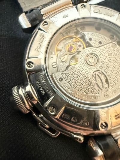 Cartier Cartier Pasha  Silver dial White Gold Watch Only 2529 Preowned Automatic — photo 6