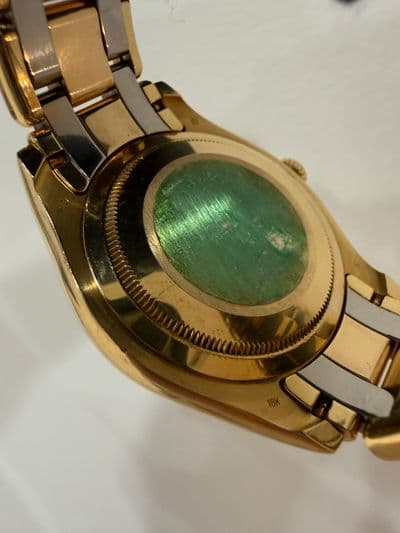 Rolex Rolex Masterpiece Tridor Spanish Day Wheel Silver dial Two-Tone Watch Only 18948 Good Automatic — photo 7