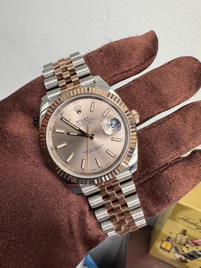 Rolex Rolex Datejust  Sundust dial Two-Tone Papers/Cards 126331 Very Good Automatic — photo 2