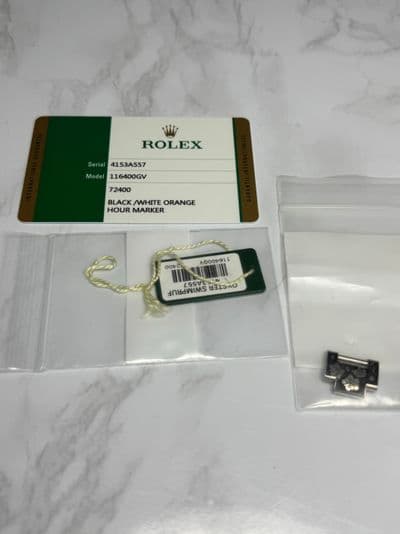 Rolex Rolex Milgauss customized with card/hangtag 116400GV Very Good — photo 13