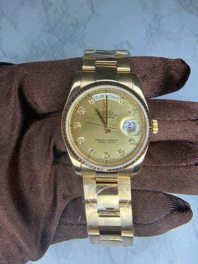 Rolex Rolex Day-Date Gold dial Yellow Gold Watch Only 118208 Preowned Automatic — photo 1