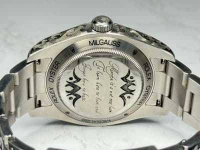 Rolex Rolex Milgauss customized with card/hangtag 116400GV Very Good — photo 4