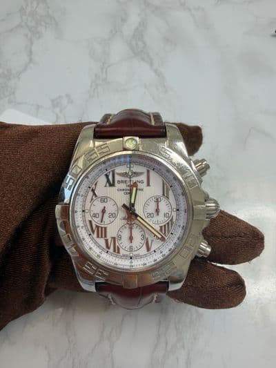 Breitling Breitling Chronomat White dial Watch Only AB0110 Automatic — photo 1