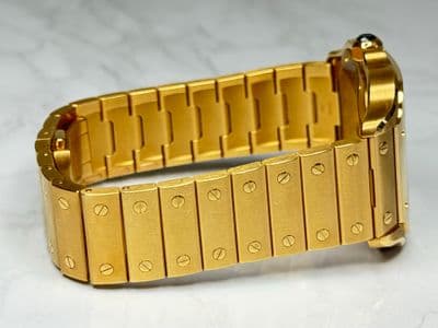 Cartier Cartier Santos yellow gold White dial Box and Papers WGSA0029 Very Good — photo 11