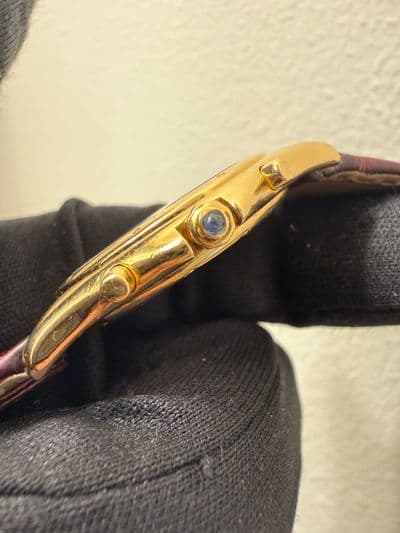 Cartier Cartier Cougar Black dial Yellow Gold Watch Only 11621 33mm Preowned Quartz — photo 14