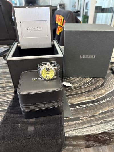 Graham Graham Swordfish limited Yellow dial Box Only 2SWASB — photo 7