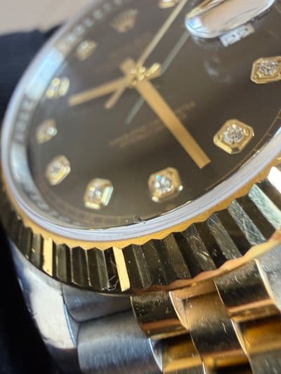 Rolex Rolex Datejust Black dial Two-Tone Watch Only 126333 Fair Automatic — photo 3