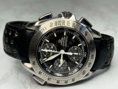 Omega Omega Speedmaster chrono split seconds Black dial Box and Papers  3540.50 Good — photo 1
