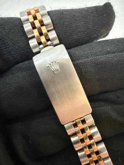 Rolex Rolex Oyster Perpetual  Champagne dial Two-Tone Watch Only 67193 Good Automatic — photo 4