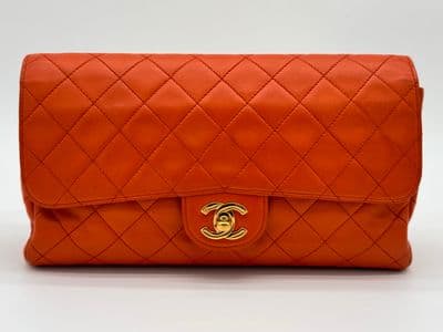 Chanel Chanel Vintage Classique lambskin medium clutch — photo 2