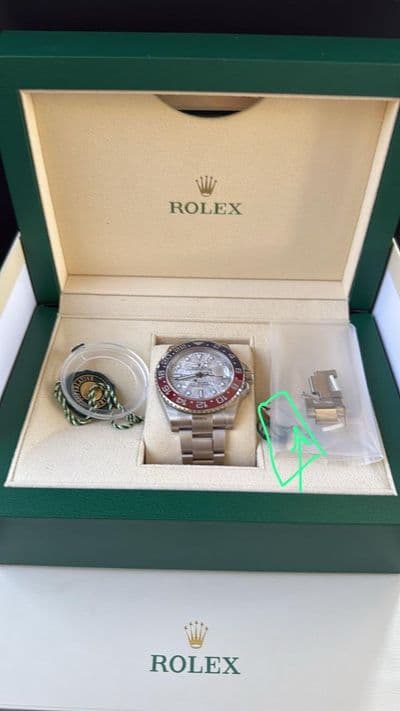Rolex Rolex GMT-Master ii meteorite dial White Gold Papers/Cards 126719BLRO Very Good — photo 2