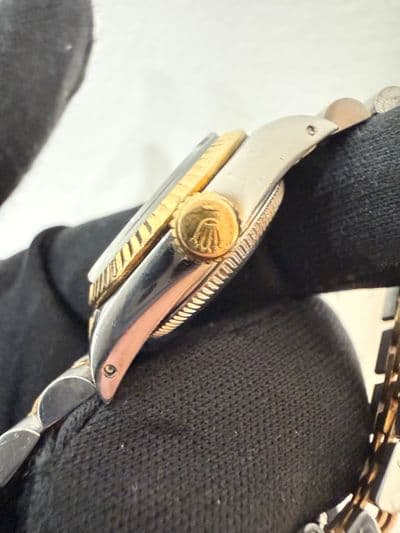 Rolex Rolex Oyster Perpetual  Champagne dial Two-Tone Watch Only 67193 Good Automatic — photo 2