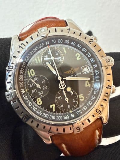 Breitling Breitling Chronomat Longitude Black dial Stainless Steel Watch Only A20048 Good Automatic — photo 1