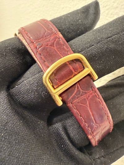 Cartier Cartier Cougar Black dial Yellow Gold Watch Only 11621 33mm Preowned Quartz — photo 10
