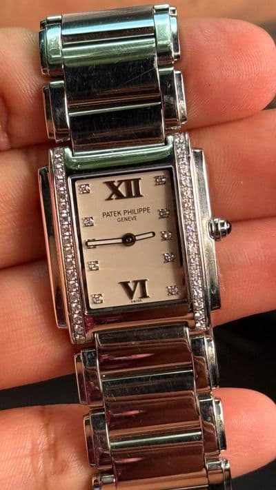 Patek Philippe Patek Philippe Twenty 4 Beige dial Stainless Steel Box Only 4910/10 30x25mm Good Quartz — photo 2