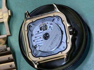 Cartier Cartier Santos yellow gold White dial Box and Papers WGSA0029 Very Good — photo 19