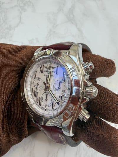 Breitling Breitling Chronomat White dial Watch Only AB0110 Automatic — photo 3
