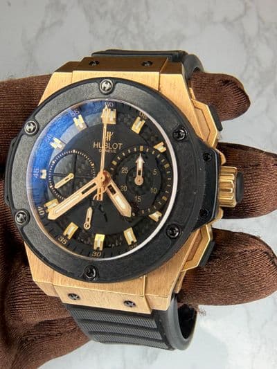 Hublot Hublot King Power Black dial Watch Only 709.OM.1780.RX 48mm 7.25in — photo 4