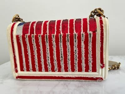 Chanel Chanel Coco cuba sequin boy bag new medium — photo 7