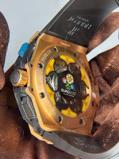 Hublot Hublot King power UEFA EURO 2012TM Ukraine Special Limited Edition n/a dial Watch Only 716.OM.1129.RX.EUR12 Very Good — photo 7
